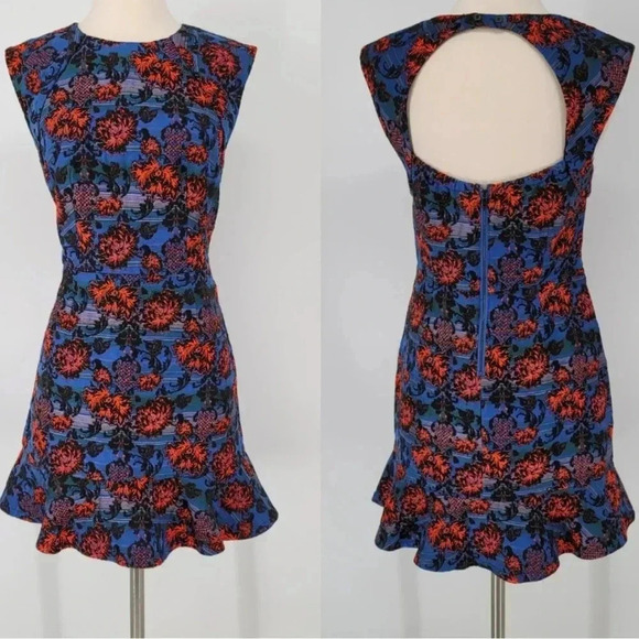 Twelfth by Cynthia Vincent cap-sleeve mini dress size 4 - Picture 2 of 13